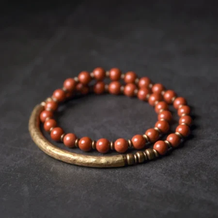 Multi-Layer Natural Red Jasper Bracelet Couple’s Grounding & Vitality Bracelet